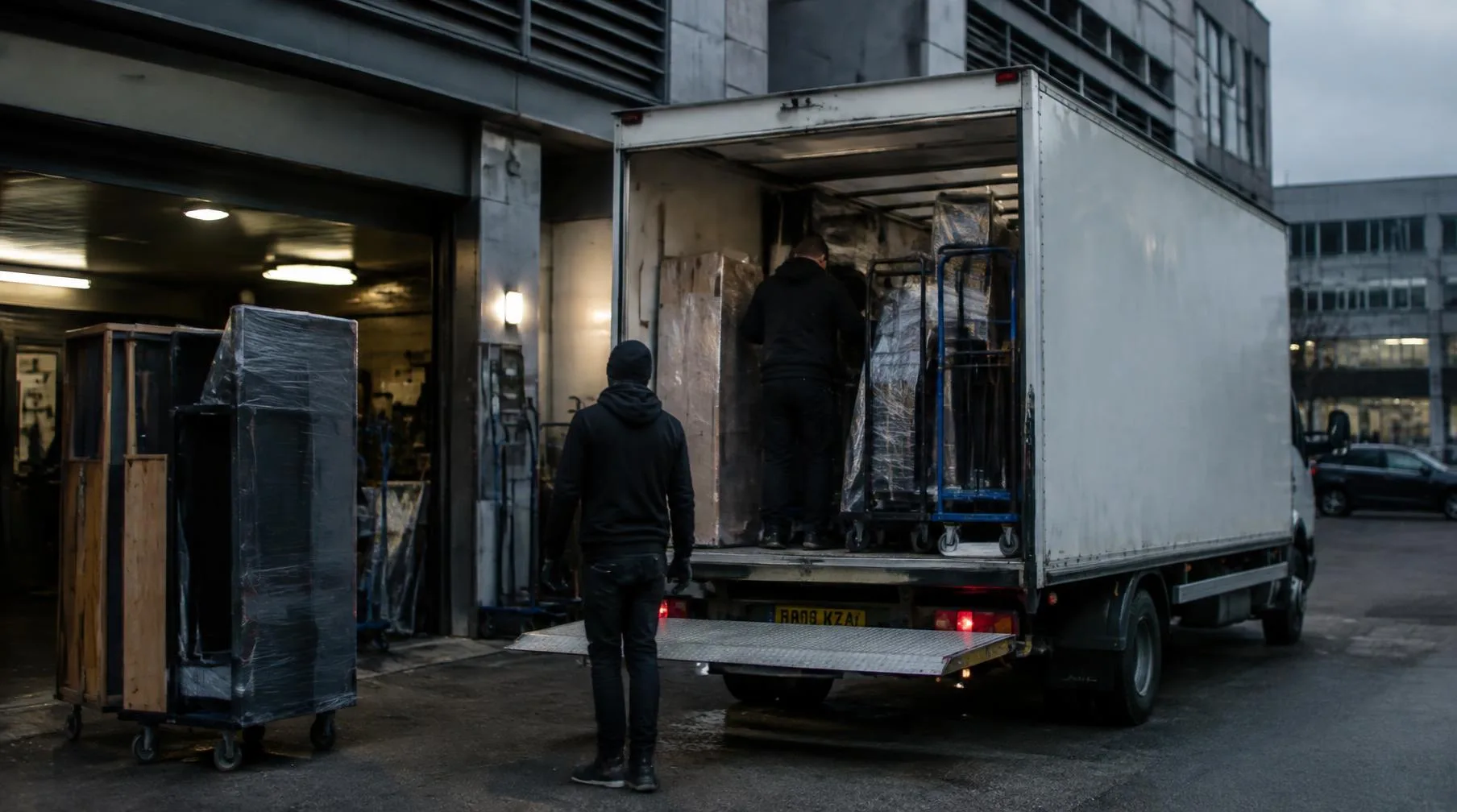 Loading furniture for a UK-wide delivery